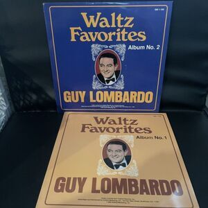 Guy Lombardo, Waltz Favorites Album 1 and Album 2, Vinyl LPs AMI 1-108 & 109